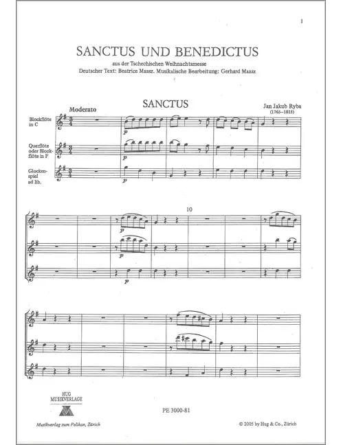 Sanctus und Benedictus